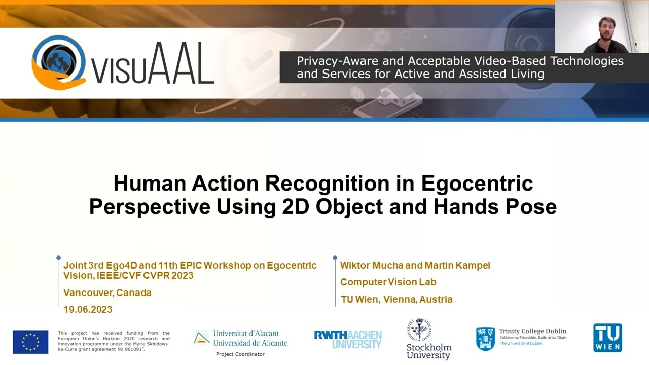 Human Action Recognition in Egocentric Perspective Using 2D Object and Hands Pose -  CVPR Workshop