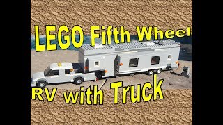 LEGO 5th Wheel RV Trailer/Camper | with Truck | CUSTOM