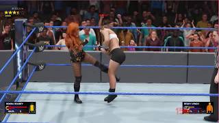 Ronda Rousey vs. Becky Lynch CHAMPIONSHIP SMACKDOWN LIVE