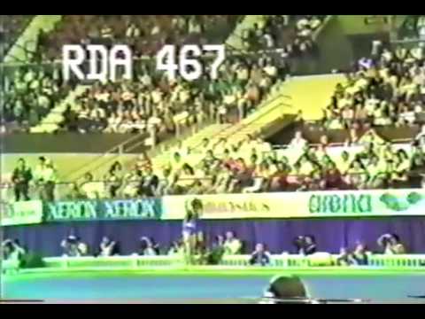 3rd T GDR Dagmar Kersten V   1985 World Gymnastics Championships 9 875