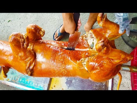 Đặc sản heo quay lá mác mật gia truyền Lạng Sơn ở Sài Gòn | street food of saigon