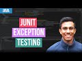 Testing for Exceptions - JUnit Tutorial