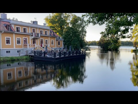 Sweden Walks: Dufweholm. Evening walk in beautiful surroundings near Katrineholm