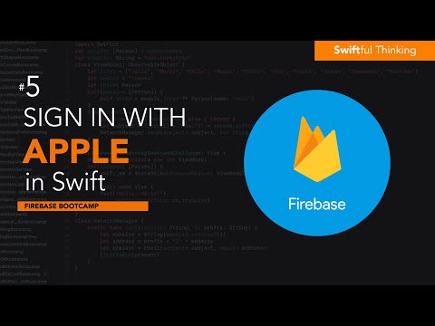 iOS Firebase Authentication: Sign In With Apple Tutorial | Firebase Bootcamp #5 thumbnail