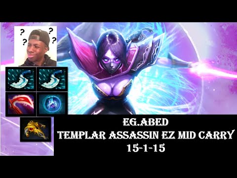 EG.Abed [Templar Assassin] Mid Pro Carry | EZ 15 Kills in 28 Minutes| Pro Guide [Dota 2]