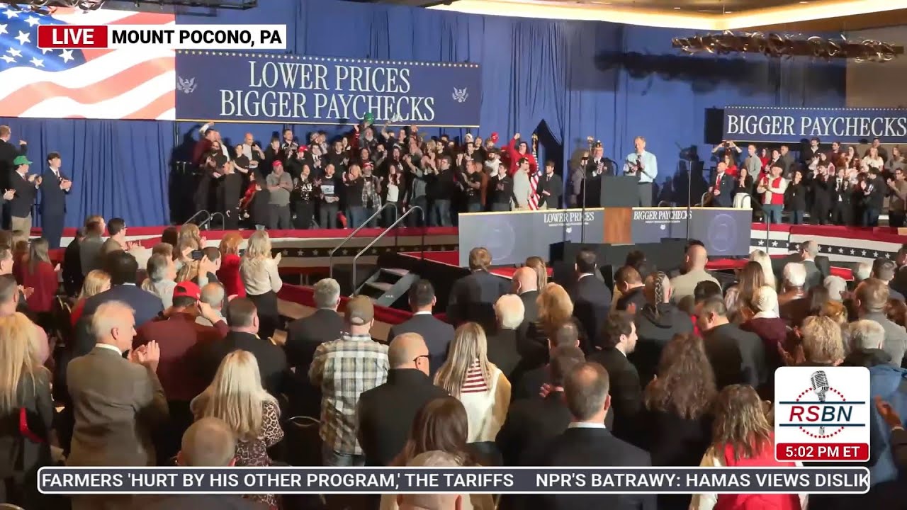 FULL: Pre-Rally Speakers Ahead of President Trump’s Mount Pocono, PA Event. - 12/9/2025