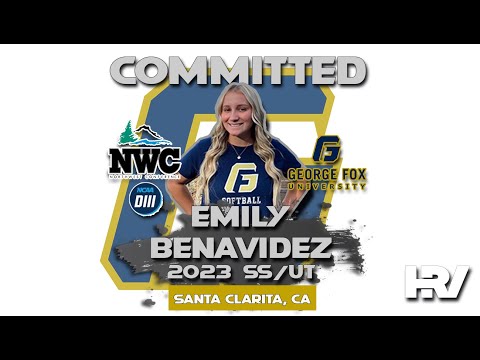 2023 Emily Benavidez 🥎 Committed to George Fox University