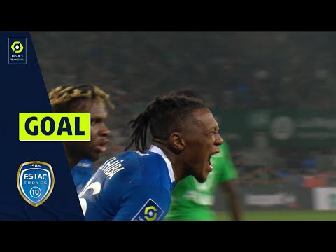 Goal Lebo MOTHIBA (18' - ESTAC) AS SAINT-ÉTIENNE - ESTAC TROYES (1-1) 21/22
