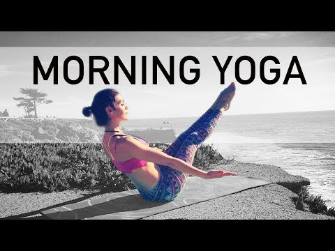 Energizing Morning Intermediate Yoga "Coffee Cup" Core FULL BODY