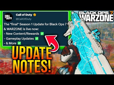 Call Of Duty’s NEW UPDATE PATCH NOTES! WARZONE COMMUNITY UPDATE, FREE REWARDS, & More! (BO7 Update)