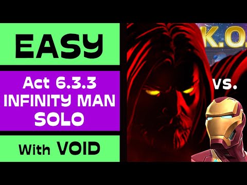 Act 6.3.3 Infinity War Iron Man SOLO with Void | Marvel Contest of Champions