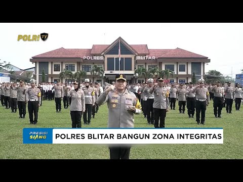 POLRES BLITAR BERKOMITMEN KUAT DALAM MEMBANGUN ZONA INTEGRITAS SECARA BERKELANJUTAN