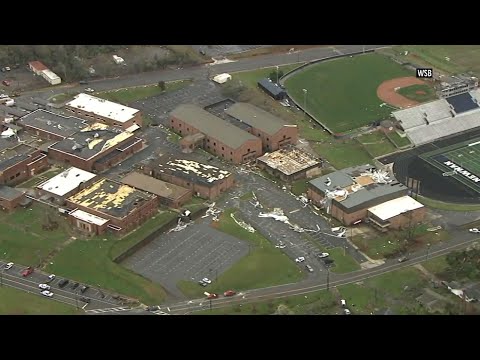 Major damage across Newnan as tornado hits Georgia