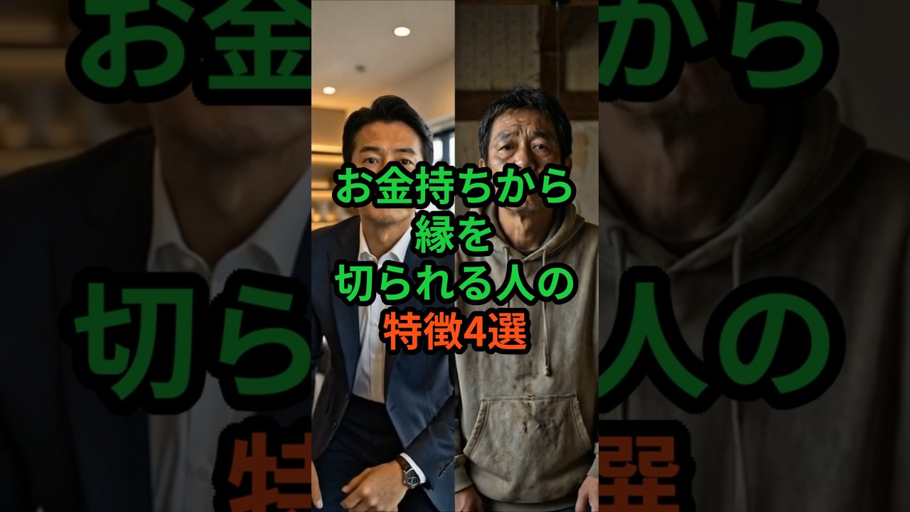 お金持ちから縁を切られる人の特徴4選