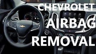 Most CHEVROLET AIRBAG removal ON 2020 EQUINOX REPLACE 2018 2019 2021 2022