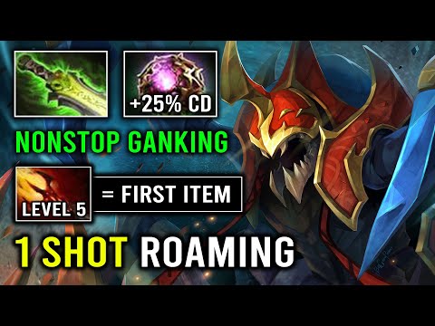 WTF First Item Dagon 5 Roaming Nyx Assassin Nonstop Godlike 1 Shot Everyone Dota 2