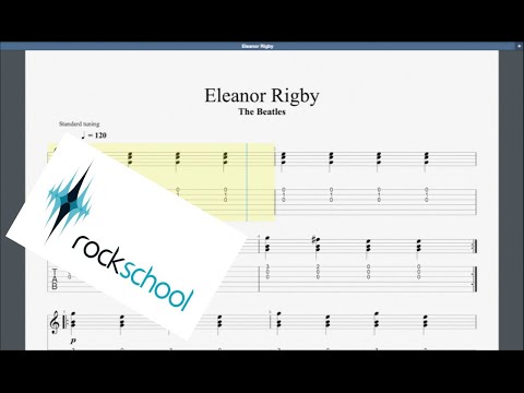 Eleanor Rigby Assessed Rockschool Debut Grade Acoustic Guitar