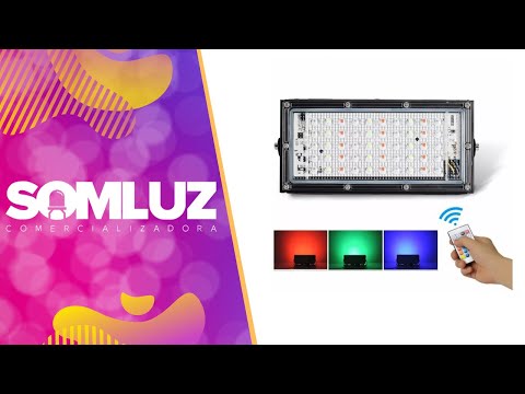 REFLECTOR LED 50W RGB ECONÓMICO