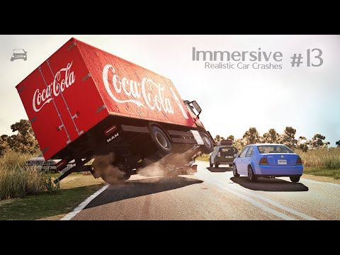Immersive Realistic Car Crashes #13 - BeamNG Drive