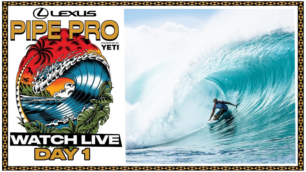 🔴 LIVE - Lexus Pipe Pro Presented By YETI 2025 - Day 1