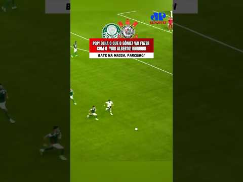 NOSSA! O GUSTAVO GÓMEZ TIROU O YURI ALBERTO PRA MER%@ NESSE LANCE! | PALMEIRAS X CORINTHIANS