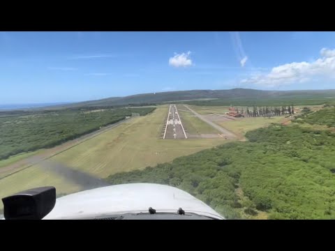 Landing at Molokai PHMK