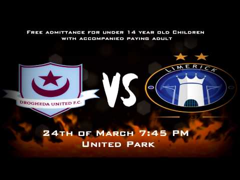 Drogheda united vs limerick 24th march 2015