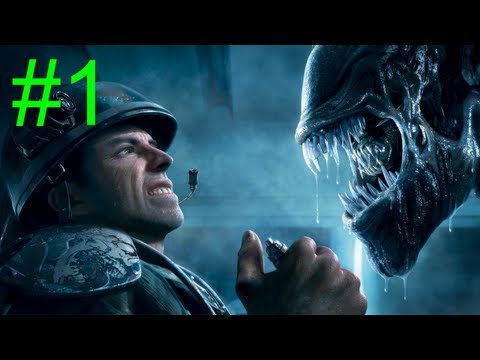 Aliens Colonial Marines Walkthrough Part 1 Gameplay Let's Play (X360/PS3/PC) [HD] w/ MozzaGamer