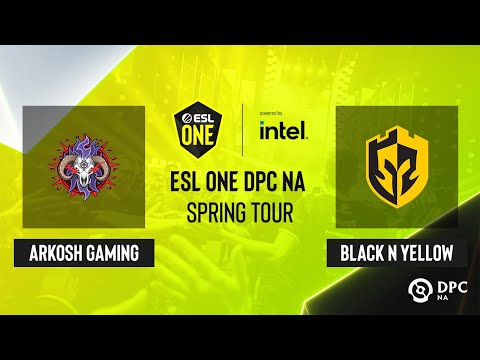 Dota2 - Arkosh Gaming vs Black N Yellow - Game 1 - ESL One DPC NA Spring