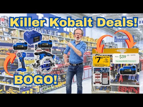 Killer Kobalt power tool BOGO and insane battery deals at Lowe's!
