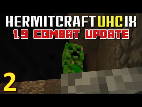 HermitCraft UHC Season 9 ~ Ep 2 ~ Surprise Creeper!