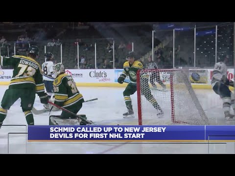 Schmid called up to New Jersey Devils for first NHL start