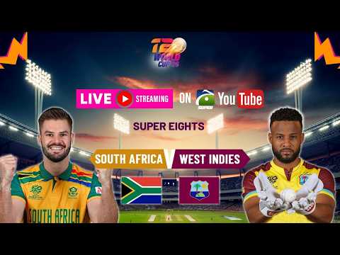 🔴LIVE: West Indies vs South Africa LIVE Score, T20 World Cup 2026 | Geo Super