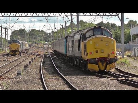 Steam Diesel and Electric Locos at Carlisle on 15th August 2017 inc 46115 farewell