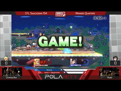 CFL Smackdown 154 WiiU - UtopianRay (Rosalina) vs Kuro (Bayonetta) - Winners Quarters