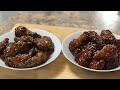 KOREAN FRIED CHICKEN Recipe 2 Flavours Recipes 1 Sweet And Salty Sauce 2 Original Spicy Sauce