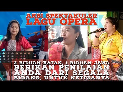 Penampilan 3 Biduan adat Batak Toba. Membawakan lagu OPERA. Mari berikan Komentar anda, bagikan yaa