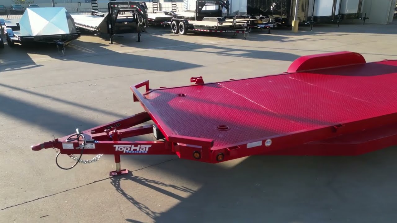 TopHat Red 20' All Steel Car Hauler