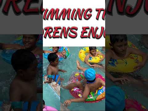 Children’s  fun in pool #kids swimming in pool  @pool #ytshorts