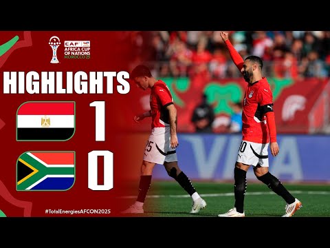 Egypt vs Bafana Bafana | 1-0 | HIGHLIGHTS | (CAF) Africa Cup of Nations - #TotalEnergiesAFCON2025