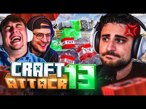 DER ERSTE STREIT ZWISCHEN DEN SÄULEN?😡UNSER LOCH IST FAST FERTIG!💥CRAFT ATTACK 13 #5🔥