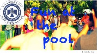 preview picture of video 'Post match fun at the pool'