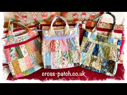 Easy patchwork bag- the candy bar bag