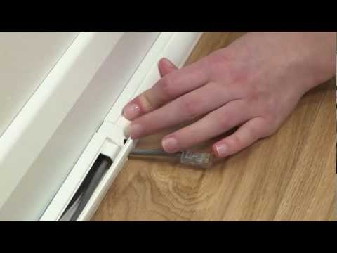 D-Line Quarter Round Smooth-Fit Cable Outlet - How-to Installation Video