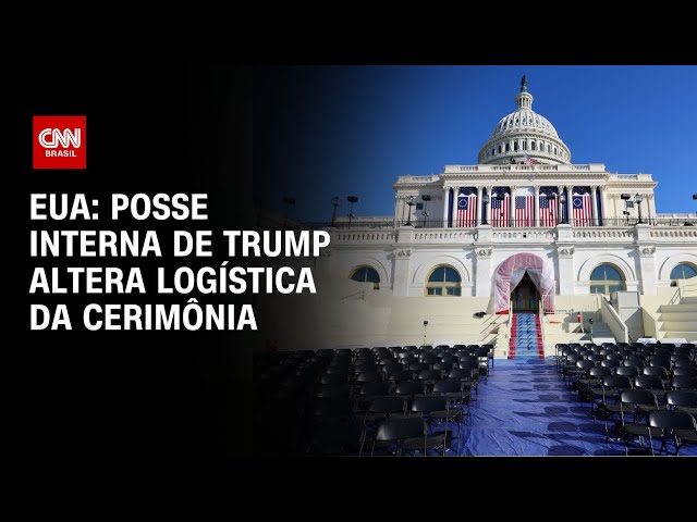EUA: Posse interna de Trump altera logística da cerimônia | AGORA CNN