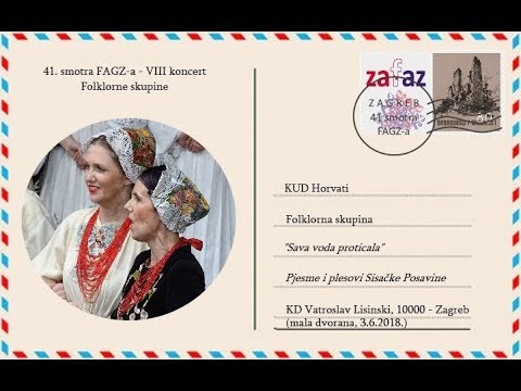 "Sava voda proticala",  pjesme i plesovi Sisačke Posavine - KUD Horvati