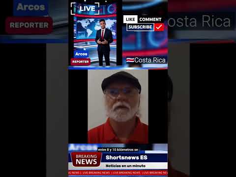 🚨 ¡Fuerte terremoto sacude Costa Rica y deja decenas de réplicas! #noticias #ultimahora #shorts