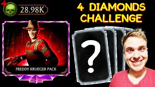 MK Mobile. Freddy Krueger Pack Opening. How Much Souls Will It Take to Get 4 Diamonds?