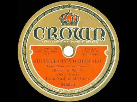 1933 Leon Nash - Shuffle Off To Buffalo (Ben Gordon, vocal)