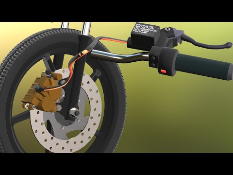 Disc Brake Working Animation || Disc Brake Problem || Disc Brake Working Principle
